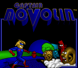 Captain Novolin Title Screen